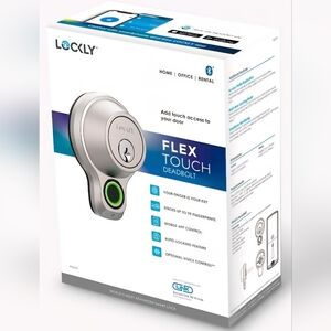 Lockly Flex Touch Deadbolt Silver